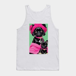 Frenchie Mama With Her Pup Tank Top